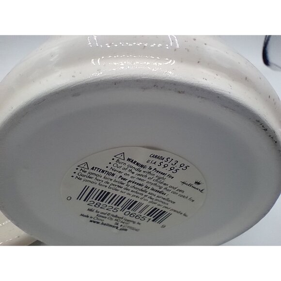 Candle Holder Lidded Hallmark Autumn Leaves Vanilla Jar Y2K Vintage 6 Inches - Picture 16 of 16